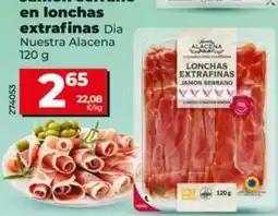 Dia Dia nuestra alacena - jamon serrano en lonchas extrafinas oferta