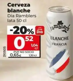 Dia Dia ramblers - cerveza blanche oferta
