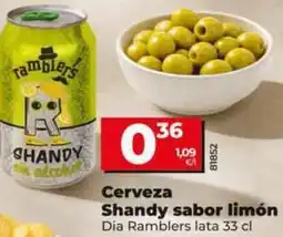 Dia Dia ramblers - cerveza shandy sabor limon oferta