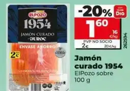 Dia Elpozo - jamón curado 1954 oferta