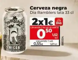 Dia Dia ramblers - cerveza negra oferta