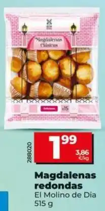 Dia El molino de dia - magdalenas redondas oferta