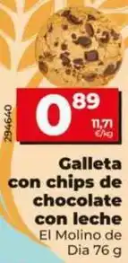 Dia El molino de dia - galleta con chips de chocolate con leche oferta