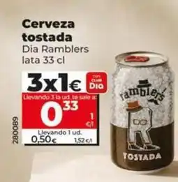 Dia Dia ramblers - cerveza tostada oferta