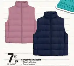 E.Leclerc Chaleco plumifero oferta