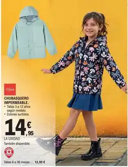 E.Leclerc Tissaia - chubasquero impermeable oferta