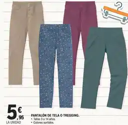 E.Leclerc Pantalon de tela o tregging oferta