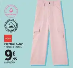 E.Leclerc Tissaia - pantalón cargo oferta