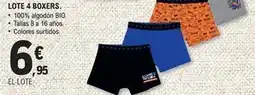E.Leclerc Lote 4 boxers oferta