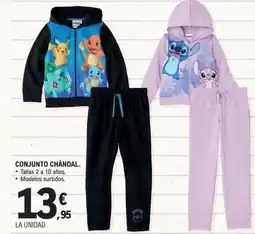 E.Leclerc Conjunto chandal oferta