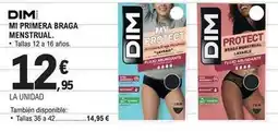 E.Leclerc Dim - mi primera braga menstrual oferta