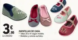 E.Leclerc Zapatillas de casa oferta
