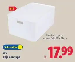 Lidl W5 - caja con tapa oferta