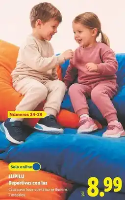 Lidl Lupilu - deportivas con luz oferta