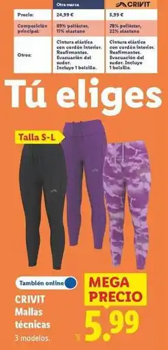 Lidl Crivit oferta