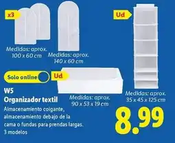 Lidl Organizador textil oferta
