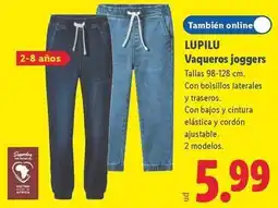 Lidl Lupilu - vaqueros joggers oferta