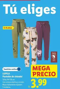 Lidl Lupilu - pantalón de chandal oferta