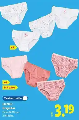 Lidl Lupilu - braguitas oferta