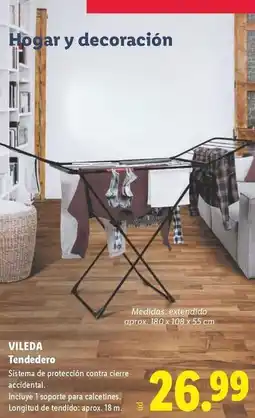 Lidl Vileda - tendedero oferta