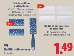Lidl W5 - rodillo quitapelusas oferta