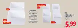Lidl W5 - set de cajas de ordenacion oferta