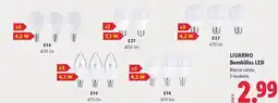 Lidl Livarno - bombillas led oferta