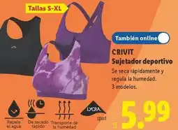 Lidl Crivit - sujetador deportivo oferta