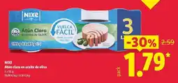 Lidl Nixe - atun claro en aceite de oliva oferta