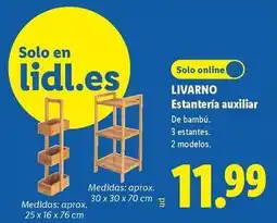 Lidl Livarno - estanteria auxiliar oferta