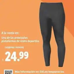 Lidl Leggings running oferta