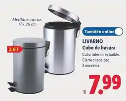 Lidl Livarno - cubo de basura oferta