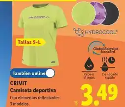 Lidl Crivit - camiseta deportiva oferta