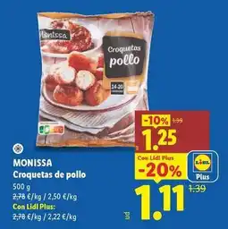Lidl Monissa - croquetas de pollo oferta