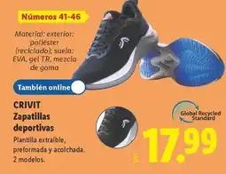 Lidl Crivit - zapatillas deportivas oferta