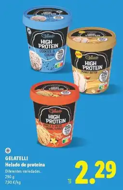 Lidl Gelatelli - helado de proteina oferta