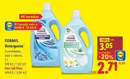Lidl Formil - detergente oferta