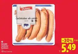 Lidl Dulano - salchichas bockwurst oferta