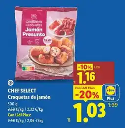 Lidl Chef select - croquetas de jamon oferta