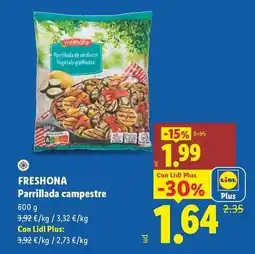 Lidl Freshona - parrillada campestre oferta