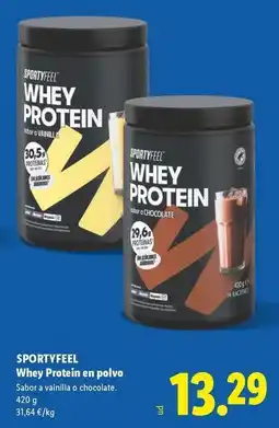 Lidl Whey protein en polvo oferta