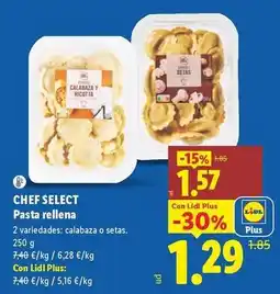 Lidl Chef select - pasta rellena oferta