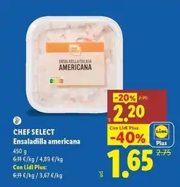 Lidl Chef select - ensaladilla americana oferta