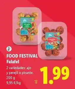 Lidl Food festival - falafel oferta