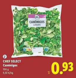 Lidl Chef select - canónigos oferta