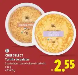 Lidl Chef select - tortilla de patatas oferta