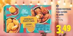 Lidl Food festival - caja surtido de pollo oferta