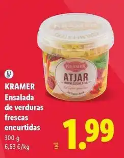 Lidl Kramer - ensalada de verduras frescas encurtidas oferta