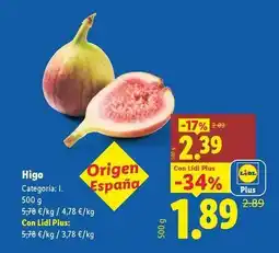 Lidl Higo oferta