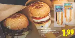 Lidl Food festival hamburguesa con salsa oferta